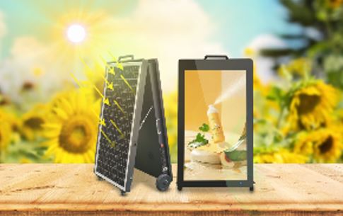 43" Solar Outdoor Signage